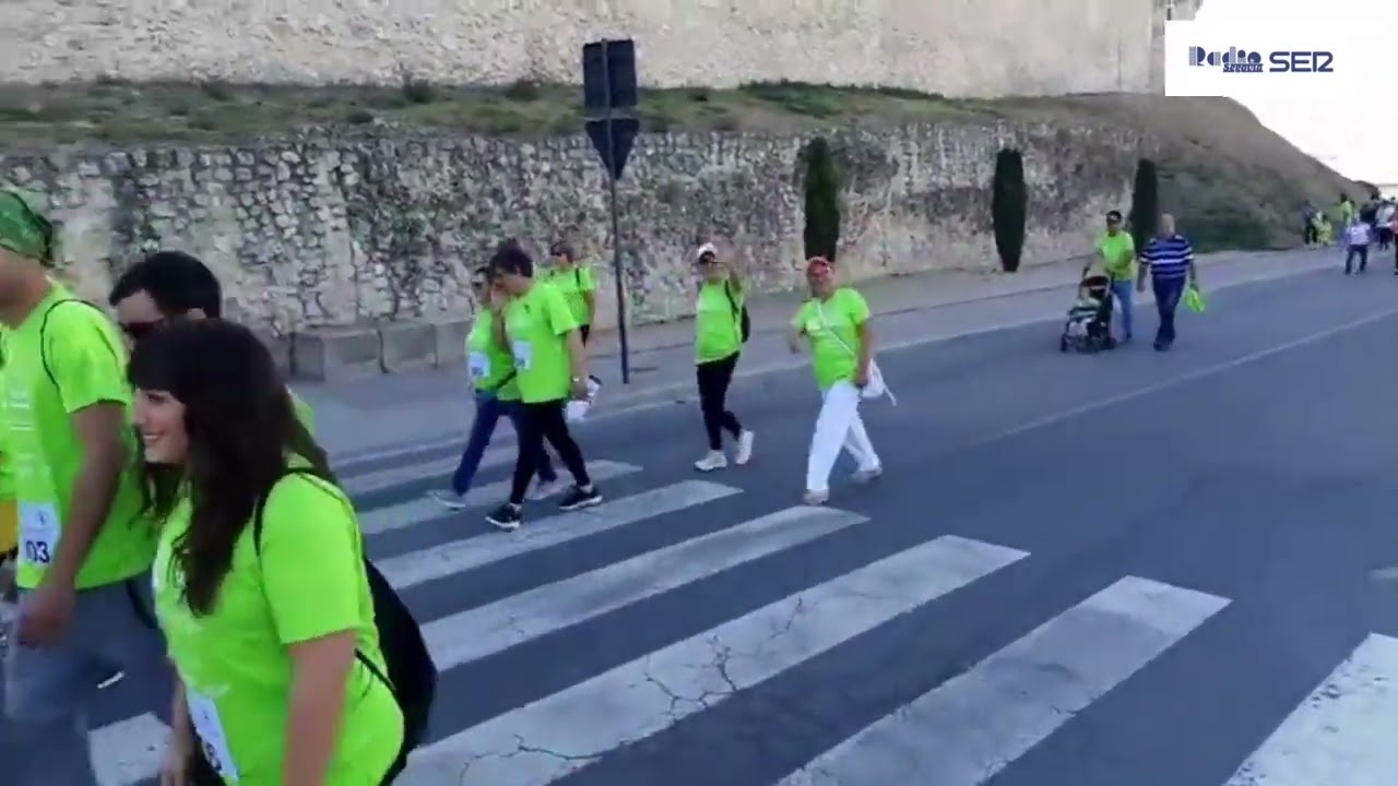 II Marcha AECC contra el cáncer en Cuéllar (Segovia) en 2022