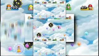 (REUPLOAD) (YTPMV) Mario Party 9 ○ Bumper Bubbles (4 players Draw)【Stupid CPU Video】Scan