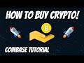 How to buy crypto  coinbase tutorial