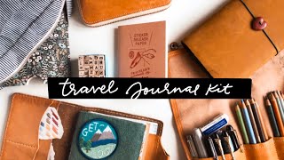 Travel Journaling Kit | Packing for our Scotland trip July 2021