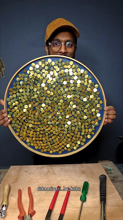 ♻️ Inspired by Hannah and Nemo, I recreated this stunning wall mosaic #ytshorts #art #upcycling