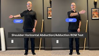 Shoulder Horizontal Abduction & Adduction Range of Motion Test | Assess Shoulder Flexibility