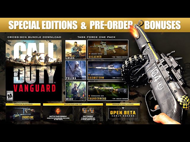 Call of Duty®: Vanguard Editions, Pre-Order Benefits Detailed