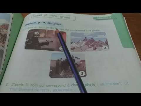 حل تمارين صفحة  من كتاب الانشطة لغة فرنسية سنة خامسة ابتدائي