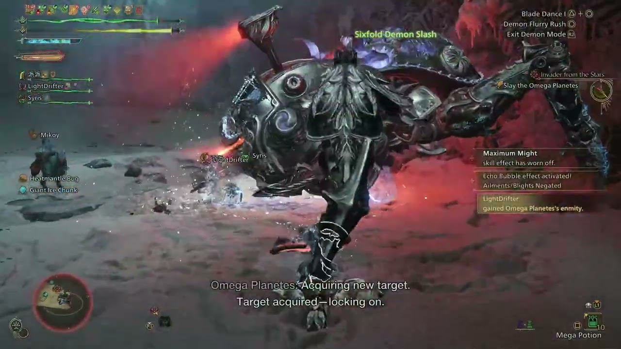 Monster Hunter Wilds: Omega Planetes Boss Battle