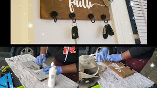 DIY KEY HOLDER TRASH TO TREASURE|HOW TO KEEP FROM LOSING YOUR KEYS||BEGINNER HOW TO MAKE KEY HOLDER screenshot 5
