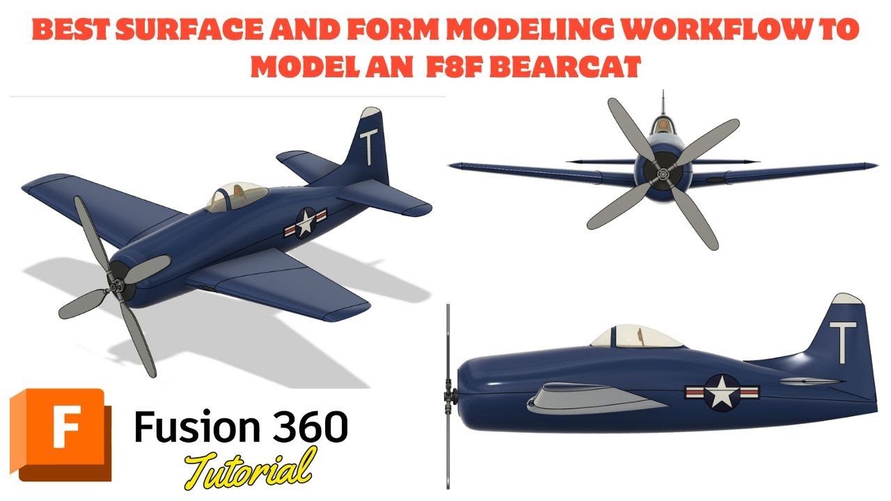 What is the best workflow for surface modeling and form modeling a F8F ...