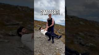 POV: When Hiking Gets Hard… Do a Front Lever on Your Tall Buddy