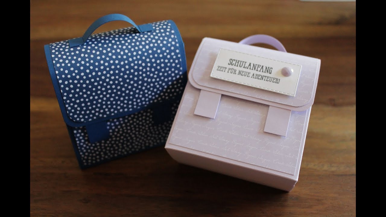 Schulranzen mit Stampin` UP! Produkten