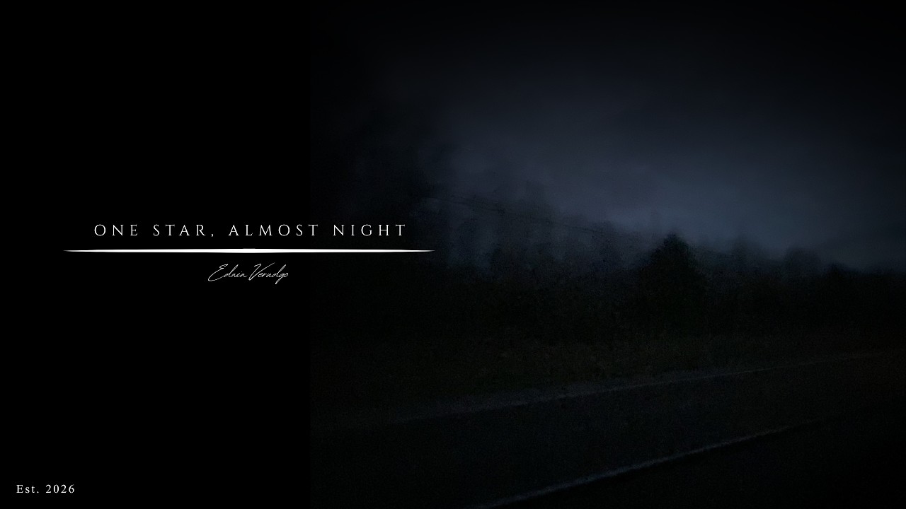 One Star, Almost Night / Una estrella, casi noche - Edwin Verdugo - YouTube