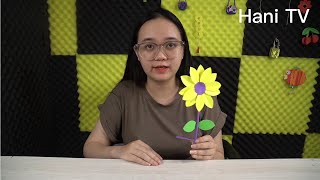 Hướng Dẫn Làm Một Bông Hoa Cúc Màu Vàng Nhụy Tím | Hani TV