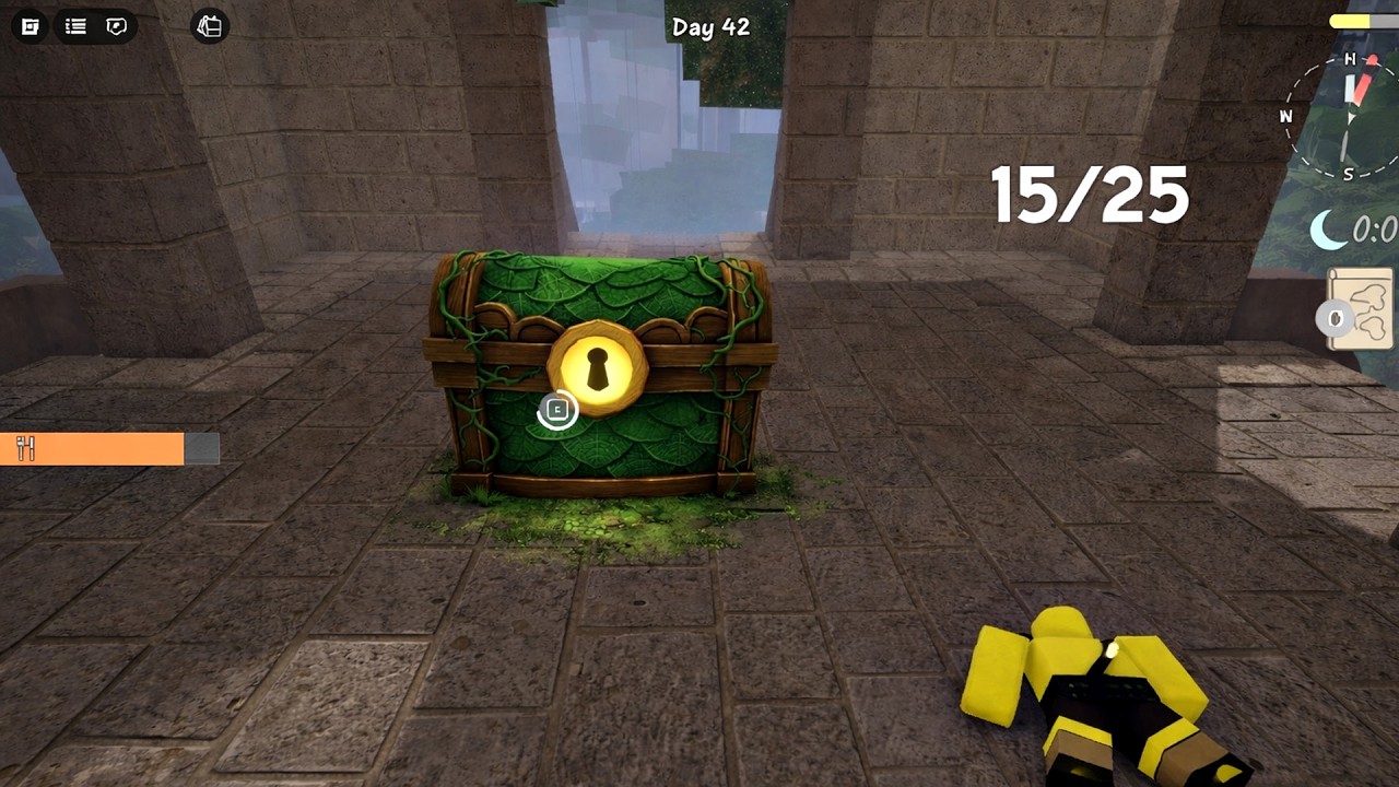 How to Find JUNGLE BIOME CHEST in 99 night in the forest!