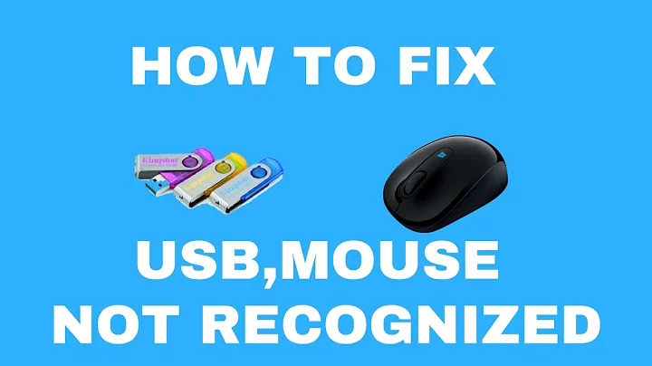 How To Fix USB Mouse Device Not Recognized in Windows 7/8/10