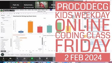 ProCodeCG Kids Weekday Coding Class - Friday - 2 Feb 2024