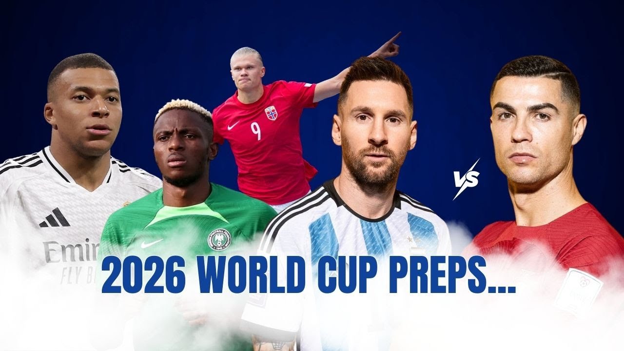 AFRICAN NATIONS CUP PREPARATION | RONALDO VS MESSI | WORLD CUP | VICTOR OSIMEHN