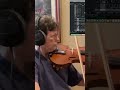 Practice day #29: Bach, working on bow speed and pressure…still in progress #100daysofpractice