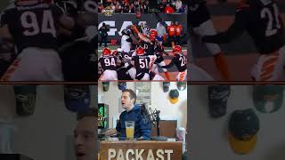 INSANE Fumble on QB Sneak Returned for TD Ravens vs Bengals #nfl #shorts