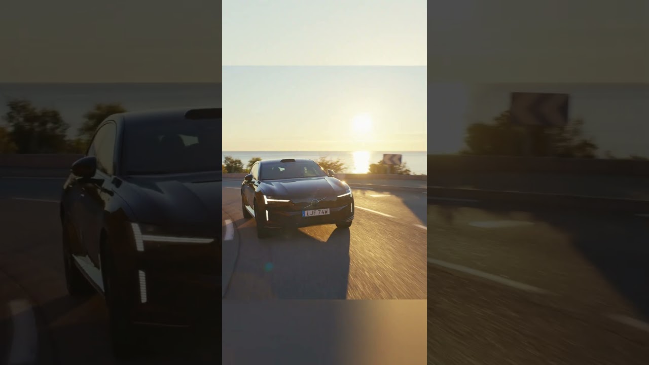 Совершенно новый Volvo ES90 2026 года в цвете «Малиново-красный»!