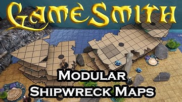 Build Modular Shipwreck Maps for your Tabletop Game (2021) GameSmith S03E013