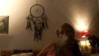 having a Virginia Slims and Marlboro 100s in bed