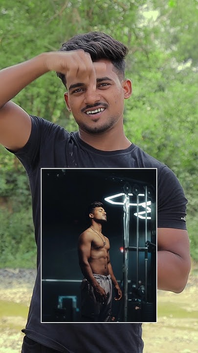  Aesthetic Gym look Photo editing 🤯🔥 || Gym photo editing #shorts # ...