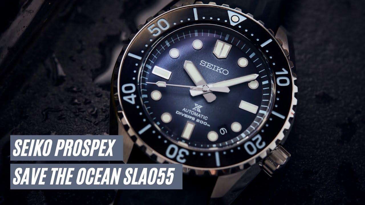 The Seiko SLA055J1 Save The Ocean Limited Edition - YouTube