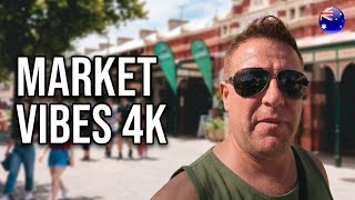 Fremantle Markets Perth 4K Walking Tour Food Shops Local Vibes