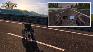 ETS2 [1.32] - Drivable Wheelchair Mod screenshot 1