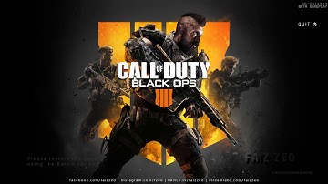 Call of Duty: Black Ops 4 Open Beta (Error restart Battle.net)