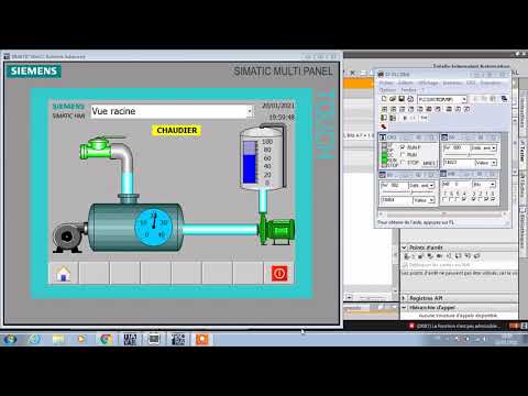 ( الدارجة) Tia portal V13 Wincc Supervision  chaudière à gaz partie 1