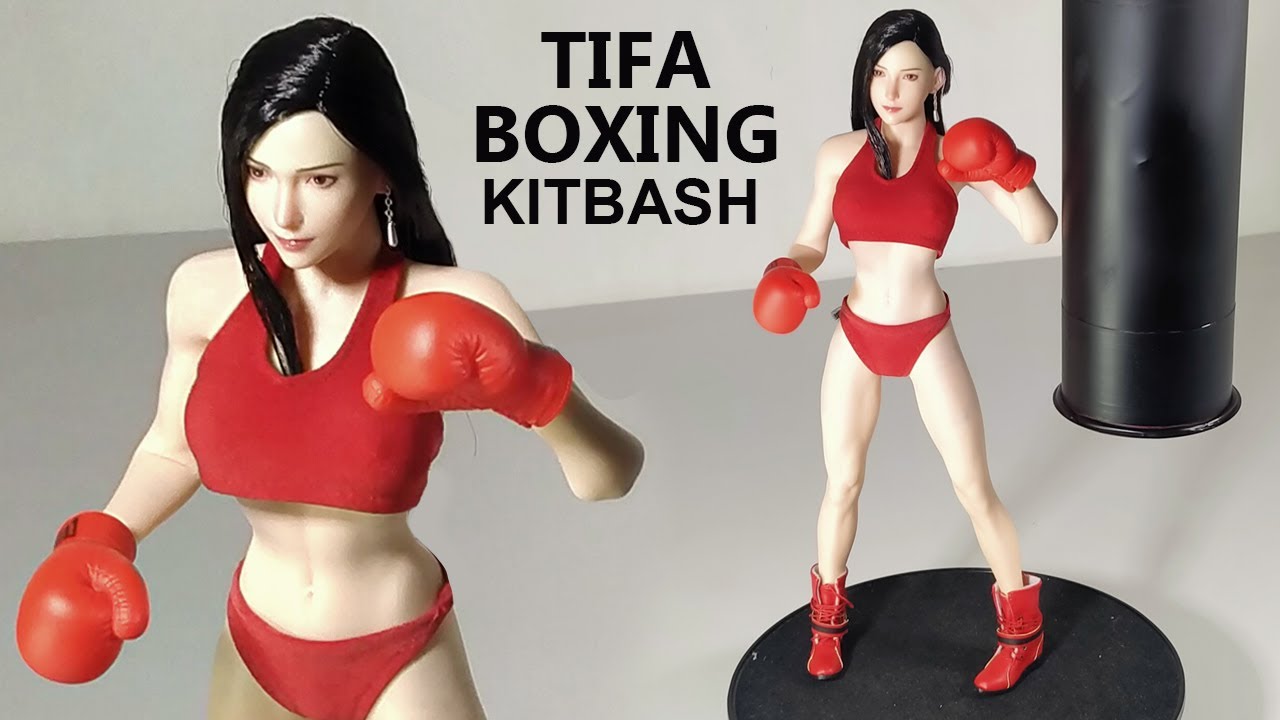 Tifa Lockhart Boxing Kitbash Tbleague Super Duck 1/6 Scale Action
