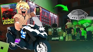 a POLICIA INVADIU o BAILE FUNK na FAVELA 🥳👮🏼‍♂️ | Roblox : Rodograu SP