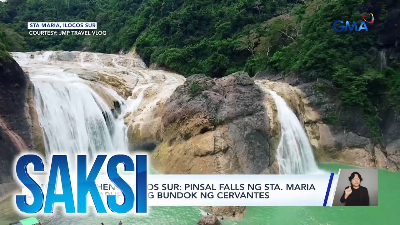 Biyaheng Ilocos Sur - Pinsal Falls ng Sta. Maria at mapupulang bundok ng Cervantes | Saksi
