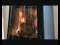 Hwam 3320 woodburning stove burning and operating