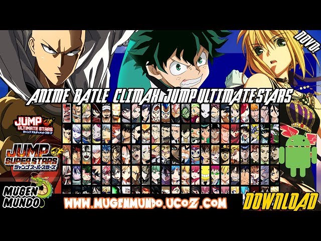 Jump Force Mugen APK 1.8 Download 2022  Personagens de anime, Saitama,  Arcade