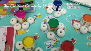 DIY Threading beads| Fine motor activity | Preschool| Lockdown activities for kids