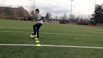 Cones in a Line- Toe Taps Lateral