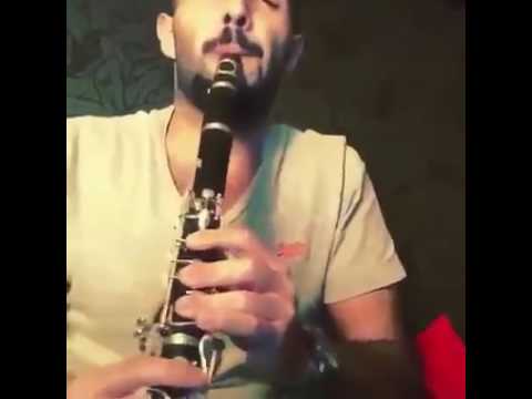 عزف شرقي علي اله الكلارينت جميل