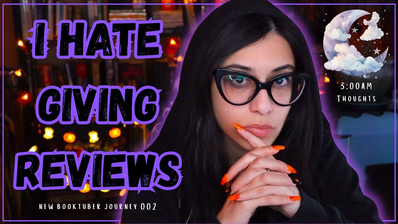 I Hate Giving Book Reviews | New Booktuber Journey 002 | Maybe I'm Overthinking It 💭