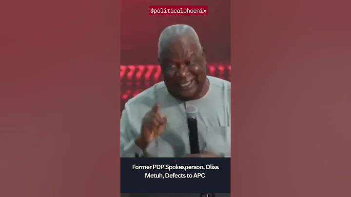 Former PDP Spokesperson, Olisa Metuh, Defects to APC  Major Political Shake-Up #2027elections
