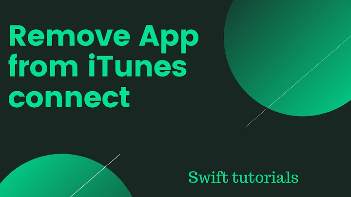 Remove app from iTunes connect dashboard