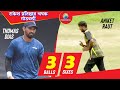 3 balls 3 sixes  thomas dias vs aniket raut