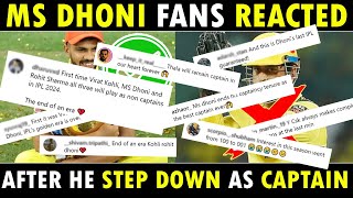 Dhoni&#39;s Fans Reaction after Dhoni step down as CSK Captain and Gaikwad as New CSK Captain