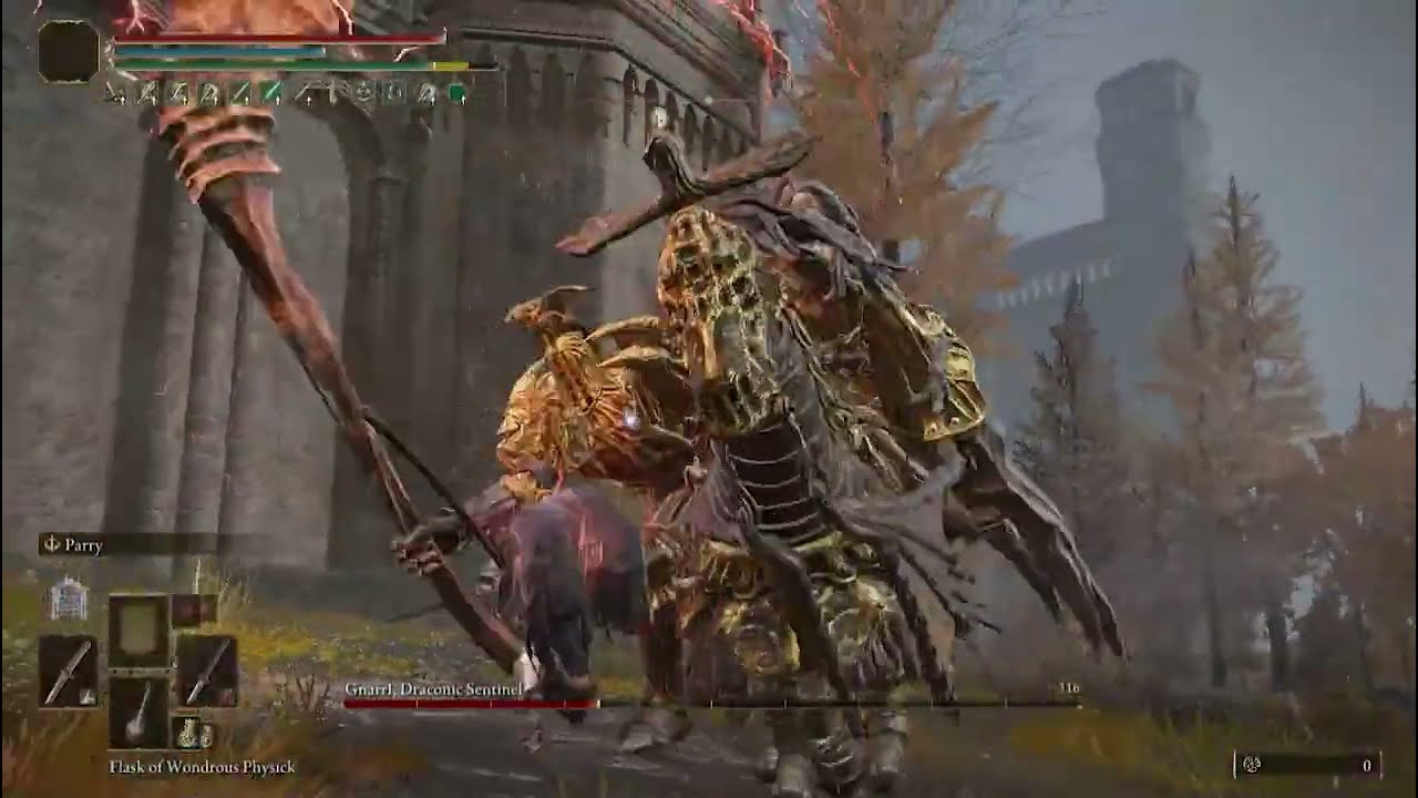 Gnarll, Draconic Tree Sentinel, No Hit 3 times - Elden Ring Reforged