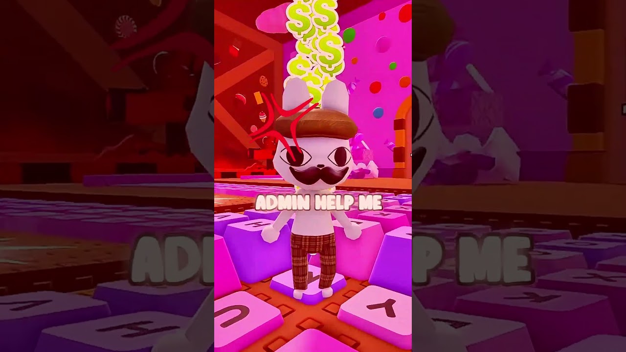WILL BARNEY MAKE IT?  #usa #roblox #keyboardescape