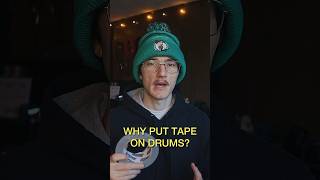 Why put tape on drums?… #drums #drummer #drumtips #tapingdrums #gafftape #musicproducer #drumtalk