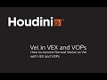 [ENG] #sidefx #houdini  How to convert #Normal Vector to #Vel with #VEX and #VOPs