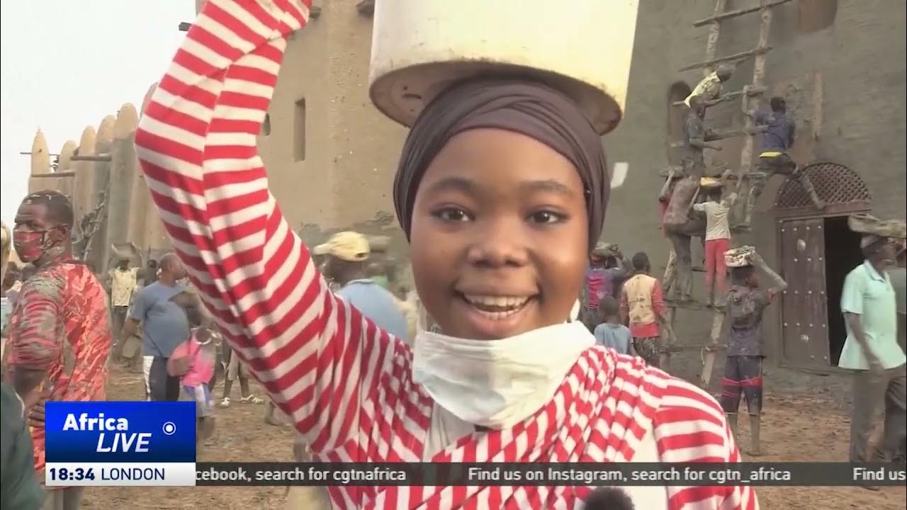 Thousands take part in annual preservation ritual at Mali’s Great Mosque of Djenne