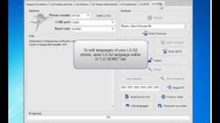 LG GT505 Edit language by Octopus box screenshot 4
