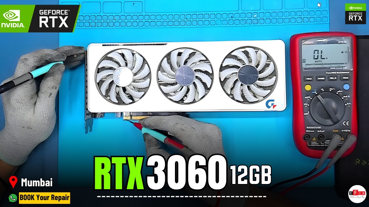 RTX 3060 12GB Dead Fix | Graphic Card Repair | Mumbai - YouTube